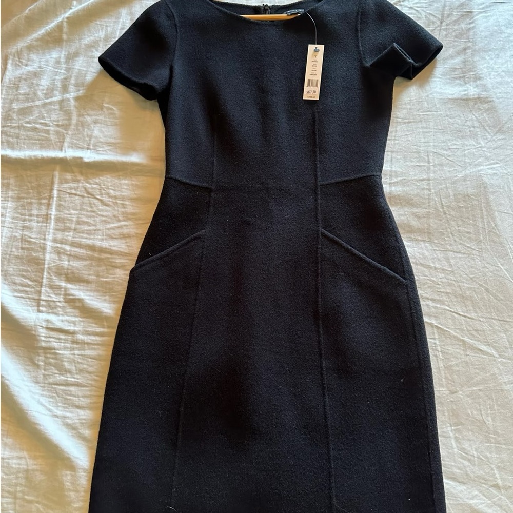 Theory Black Midi Dress